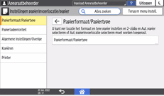 Afbeelding van bedieningspaneel