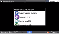 Afbeelding van bedieningspaneel