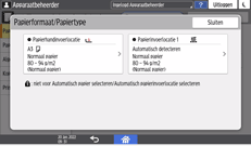 Afbeelding van bedieningspaneel
