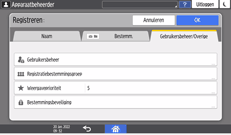Afbeelding van bedieningspaneel