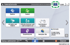 Afbeelding van bedieningspaneel