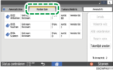 Afbeelding van bedieningspaneel
