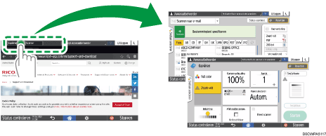 Afbeelding van bedieningspaneel