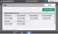 Afbeelding van bedieningspaneel