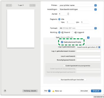 Illustratie stuurprogrammascherm