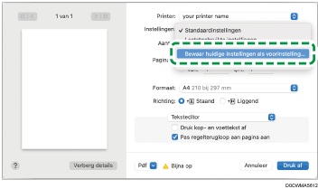Illustratie stuurprogrammascherm