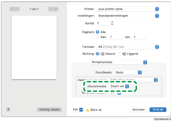 Illustratie stuurprogrammascherm