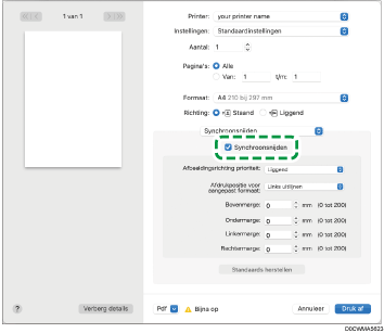 Illustratie stuurprogrammascherm
