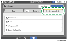 Afbeelding van bedieningspaneel