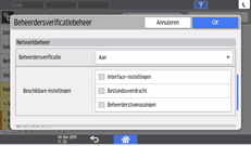 Afbeelding van bedieningspaneel