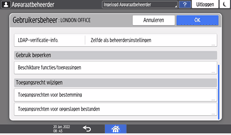 Afbeelding van bedieningspaneel