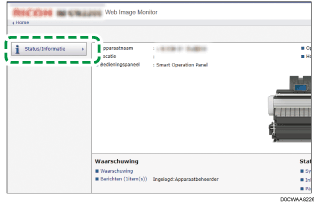 Afbeelding internetbrowserscherm