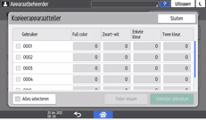 Afbeelding van bedieningspaneel