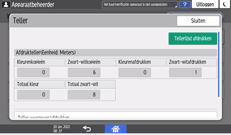Afbeelding van bedieningspaneel