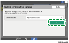 Afbeelding van bedieningspaneel