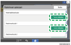 Afbeelding van bedieningspaneel