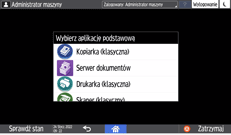 ilustracja ekranu panela operacyjnego