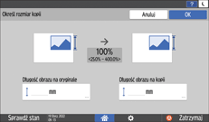 ilustracja ekranu panela operacyjnego