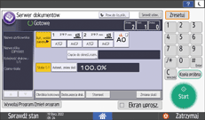ilustracja ekranu panela operacyjnego