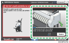 ilustracja ekranu panela operacyjnego