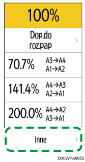 ilustracja ekranu panela operacyjnego