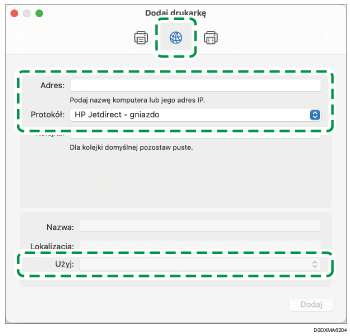 Ilustracja ekranu sterownika