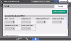 ilustracja ekranu panela operacyjnego