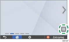 ilustracja ekranu panela operacyjnego