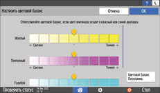 Иллюстрация экрана панели управления