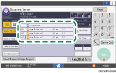 ภาพแสดงหน้าจอแผงควบคุม
