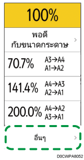 ภาพแสดงหน้าจอแผงควบคุม