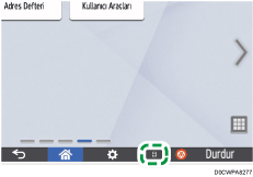 İşletim paneli ekran görseli