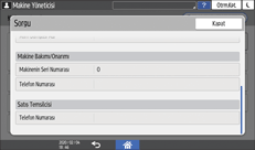 İşletim paneli ekran görseli