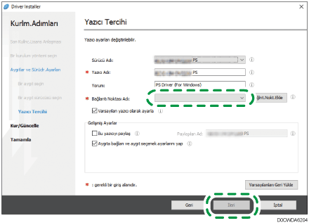 Sürücü yükleyici görseli