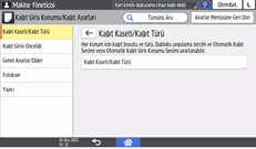 İşletim paneli ekran görseli