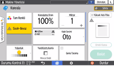 İşletim paneli ekran görseli