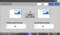 İşletim paneli ekran görseli