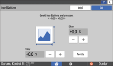 İşletim paneli ekran görseli
