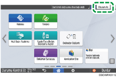 İşletim paneli ekran görseli