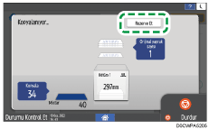 İşletim paneli ekran görseli