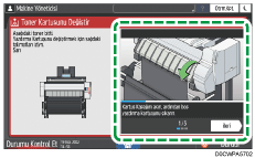 İşletim paneli ekran görseli