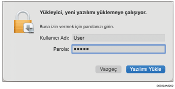 Sürücü ekranı gösterimi