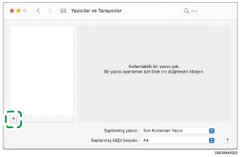 Sürücü ekranı gösterimi