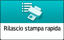 Illustrazione della schermata sul pannello di controllo