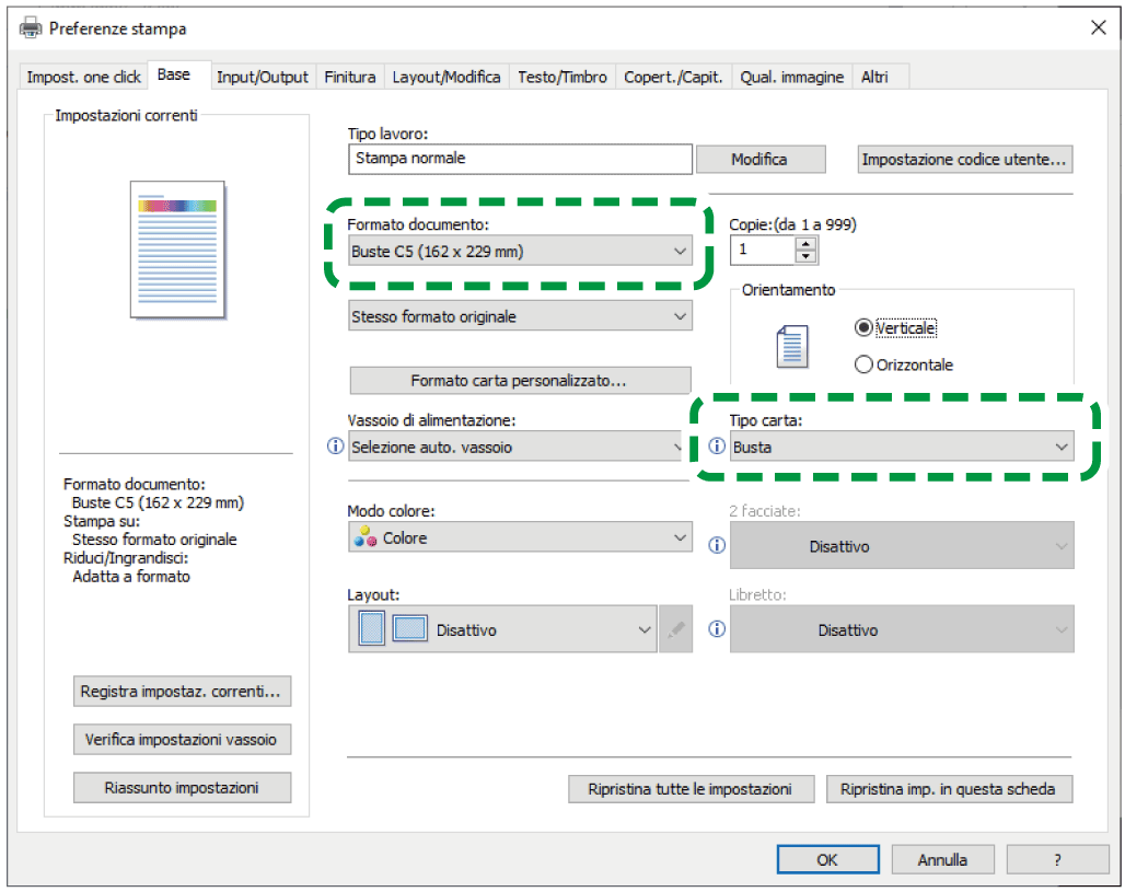 Illustrazione della schermata del driver