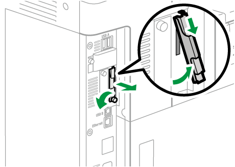 Illustrazione delle opzioni su scheda SD