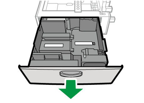 Illustrazione dell'unità di alimentazione carta