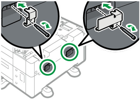 Illustrazione dell'unità di alimentazione carta