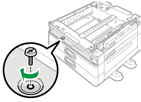 Illustrazione dell'unità di alimentazione carta