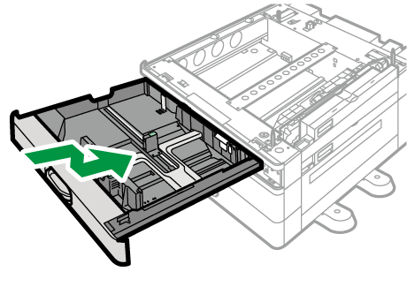 Illustrazione dell'unità di alimentazione carta